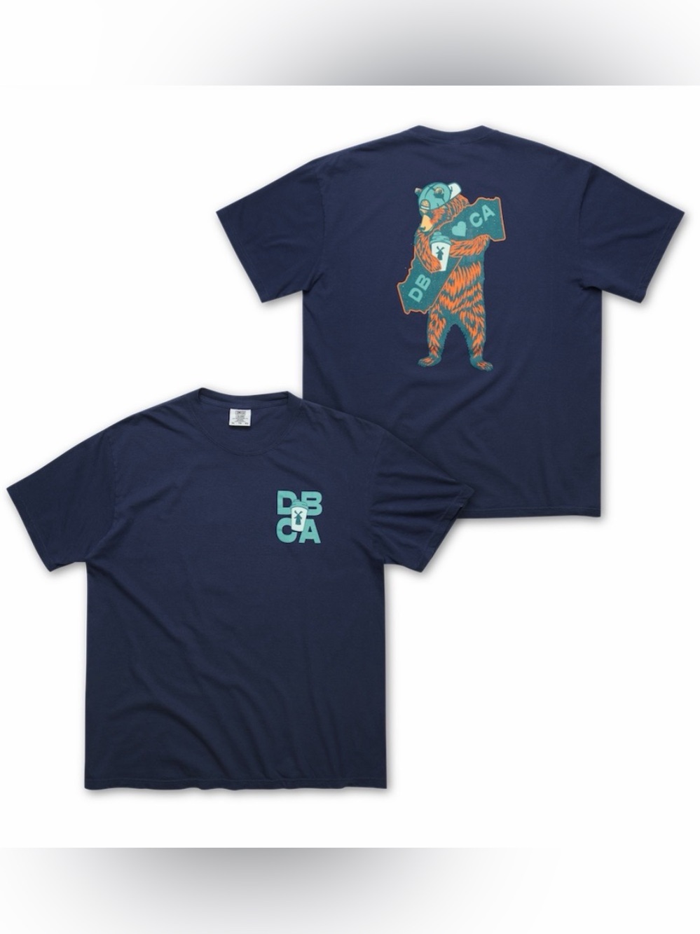 Rare Dutch Bros California Navy Shirt
